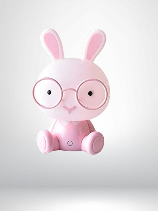 lapin led veilleuse lapin / rose