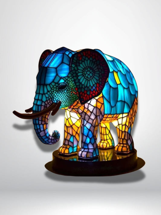 une veilleuse éléphant couleur 1