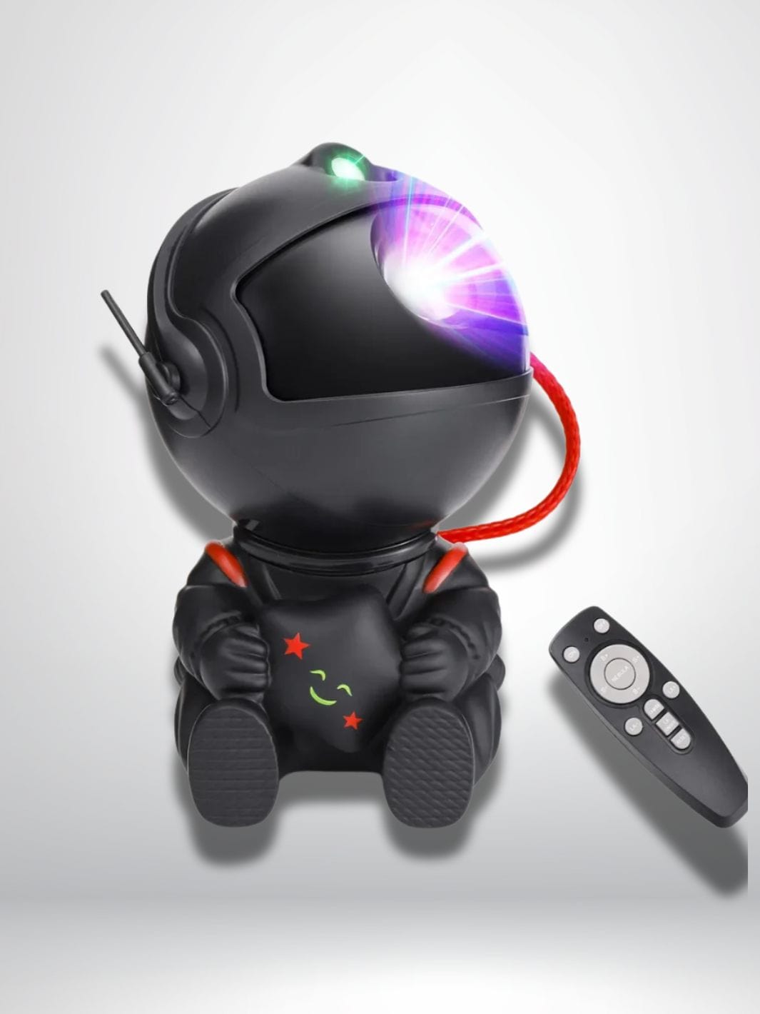 Veilleuse enfant astronaute étoile noir / USB