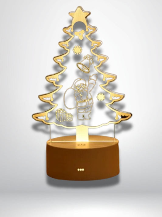 veilleuse led adulte USB Blanc Chaud / sapin