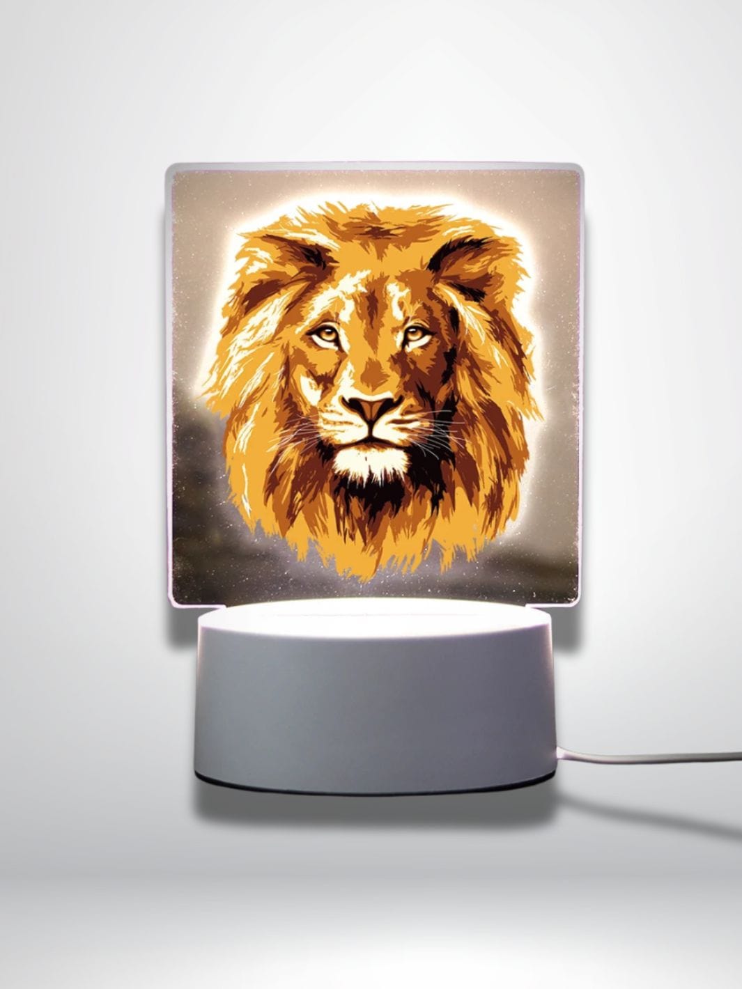 veilleuse lion bébé Base de fissure 7 couleurs / lion 2 / USB