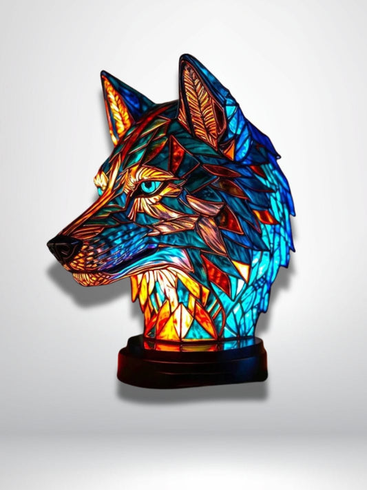 Veilleuse  loup couleur 1