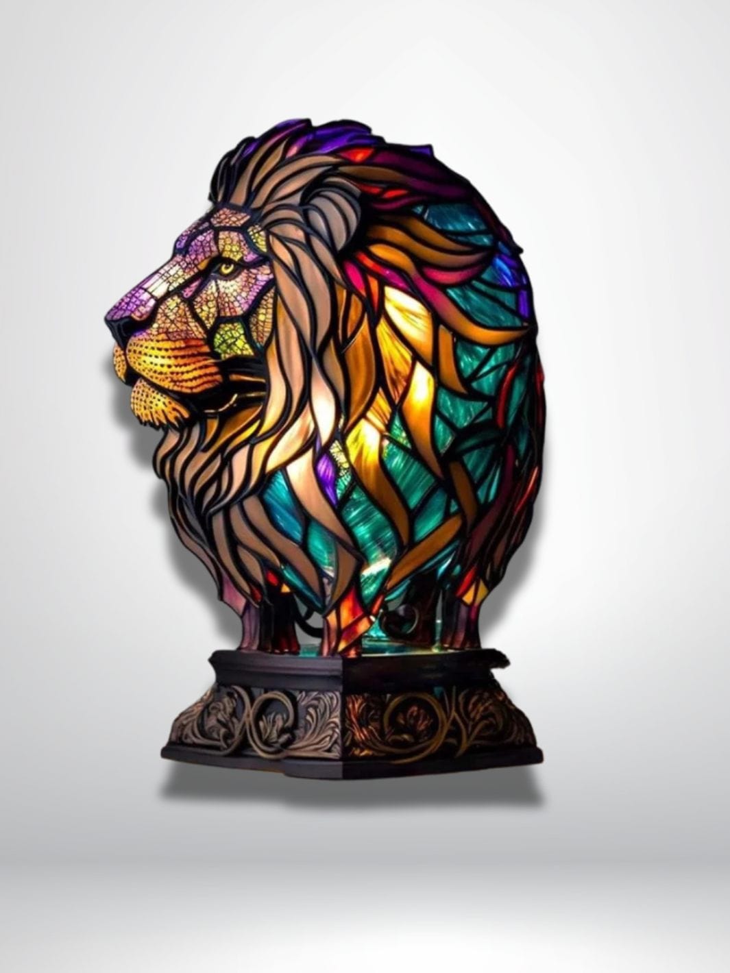 veilleuse roi lion​ couleur 1